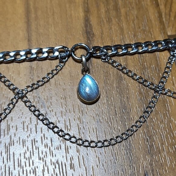 Labradorite Laced Choker - Picture 2 of 15